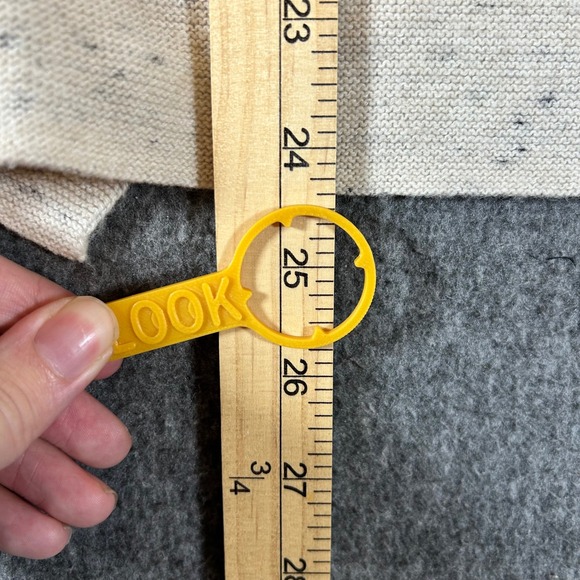 Eileen‎ Fisher Speckled Open Front Cardigan Sweater Knit Beige Large Wool Blend - Picture 7 of 7